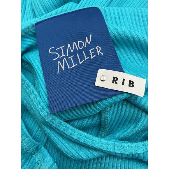 Simon Miller Ribbed Blue Mawga Dress Size S - Picture 4 of 4